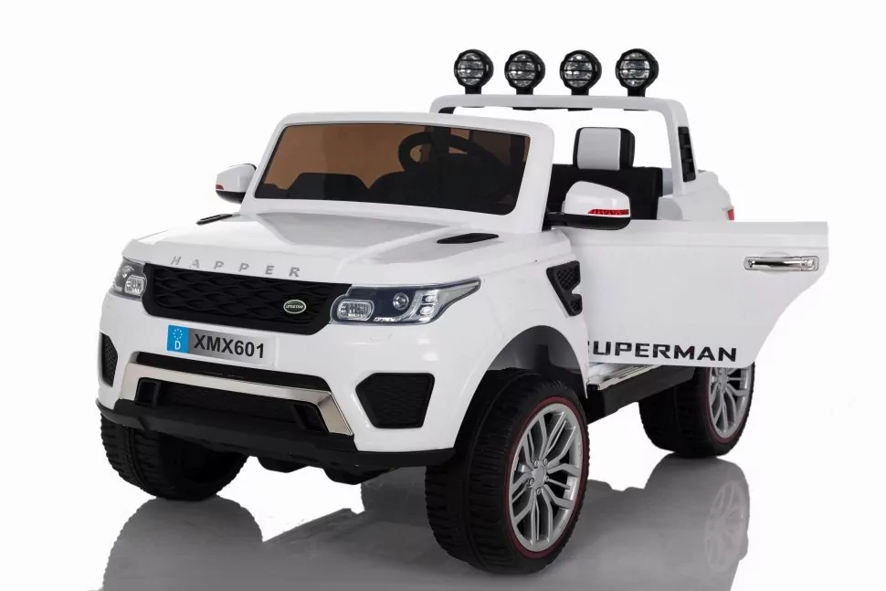 Фото Детский электромобиль Range Rover Sport White 4WD 12V 2.4G (XMX601-W-AIR) - интернет-магазин МегаТерем в Москве
