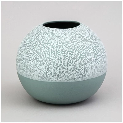 Ваза коллекция "жемчужина" 18*18*16см цвет: мятный Lefard (374-156)