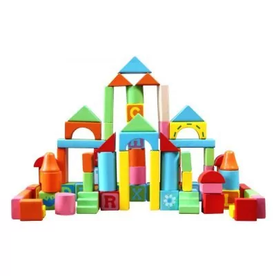 Деревянный конструктор Куби...