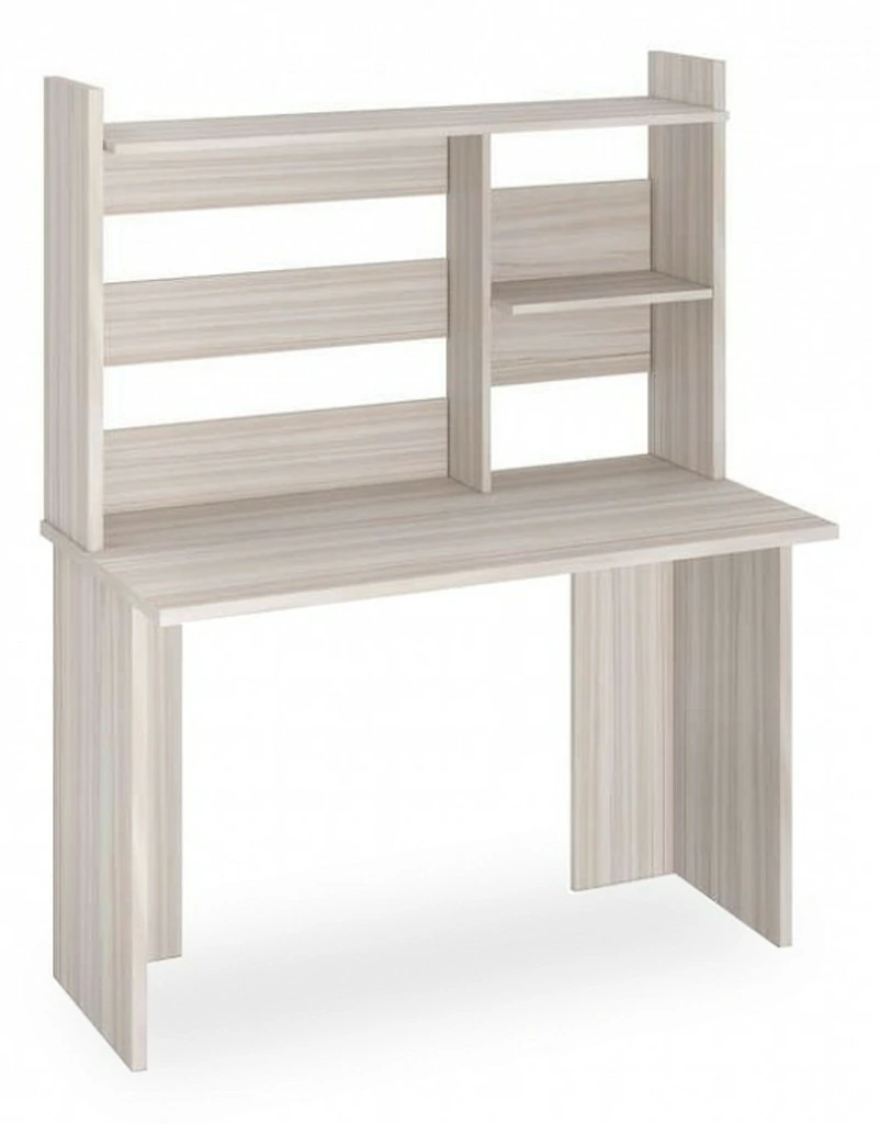 Фото Стол компьютерный Домино Lite СКЛ-Прям120(без тумбы)+НКЛ-120 MER_SKL-Pryam120_bez_tumby-NKL-120_K - интернет-магазин МегаТерем в Москве