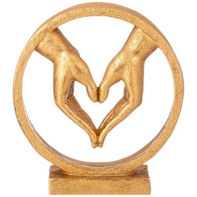 Фигурка декоративная "сердце из рук" 20х6,5х22 см Lefard (146-2070)