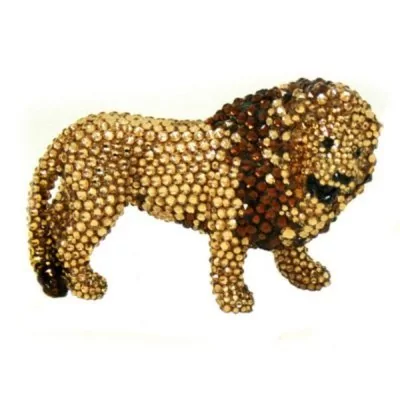 Лев Swarovski с кристаллами...