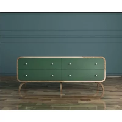 Комод Ellipse с изумрудными...