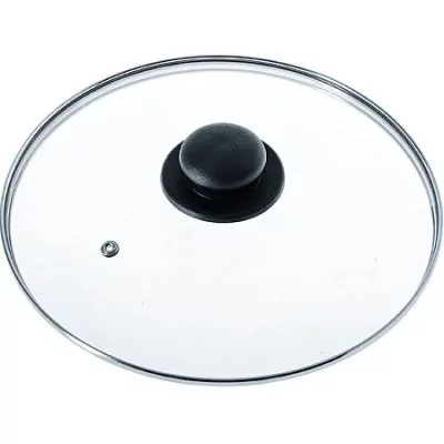 Крышка 26см чер/ручка мет/ободок РОССИЯ (7026)