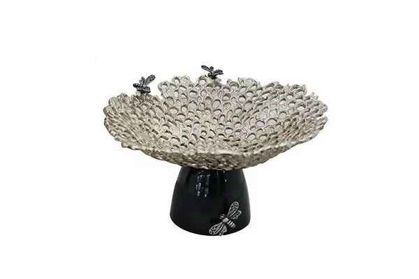 Фото Блюдо декоративное Соты d27*Н16см (TT-00002646) - интернет-магазин МегаТерем в Москве