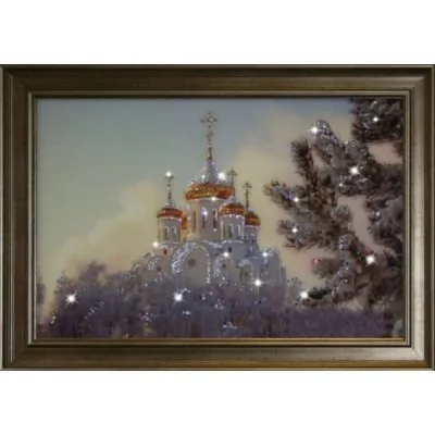 Картина Храм с кристаллами Swarovski (1305)