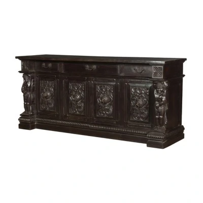 Буфет XIX век, Индия PR001, Тиковое дерево, dark brown, ROOMERS ANTIQUE