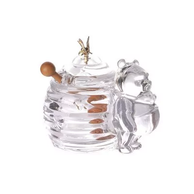 Банка для меда с палочкой "мишка" 270 мл. 17*12.5 см. высота=11 см. коллекция "muza" Lefard (355-075)