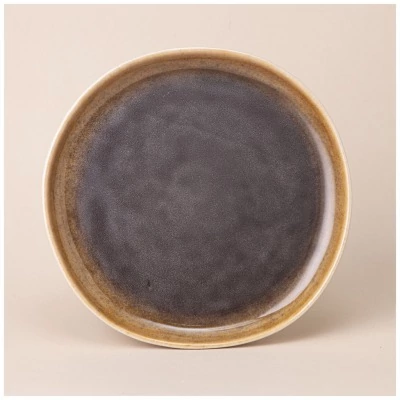 Тарелка закусочная 20,8 см, цвет: коричневый мал.уп.=6шт Lefard (191-297)