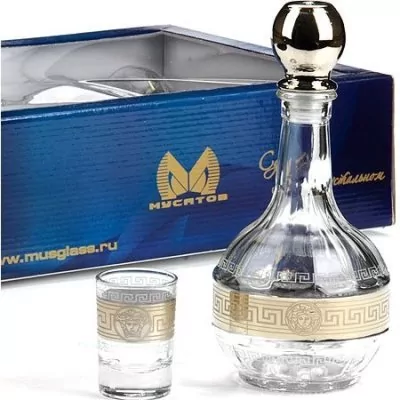 MS1022-500-41 Набор 7пр графин+стопка "Йети" (х4) " (1022+500/41)