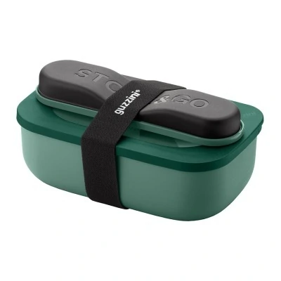 Набор из ланч-бокса и приборов store & go, зеленый (79087)