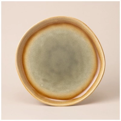 Тарелка закусочная 20,8 см, цвет: зеленый мал.уп.=6шт Lefard (191-298)