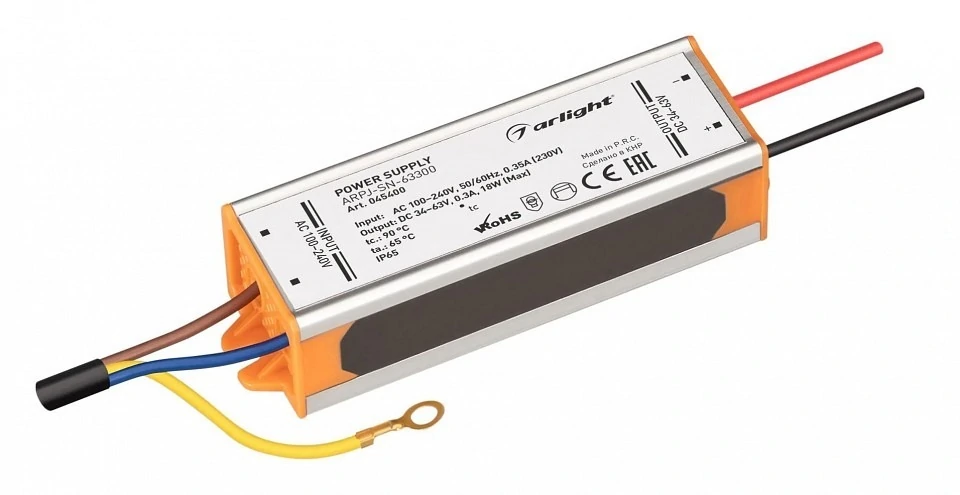 Фото Блок питания с проводом Arlight ARPJ 0045400 ARLT_045400 - интернет-магазин МегаТерем в Москве