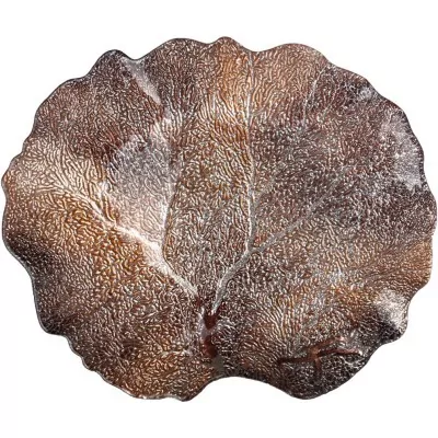 Блюдо crown brown 33х28х3 ...