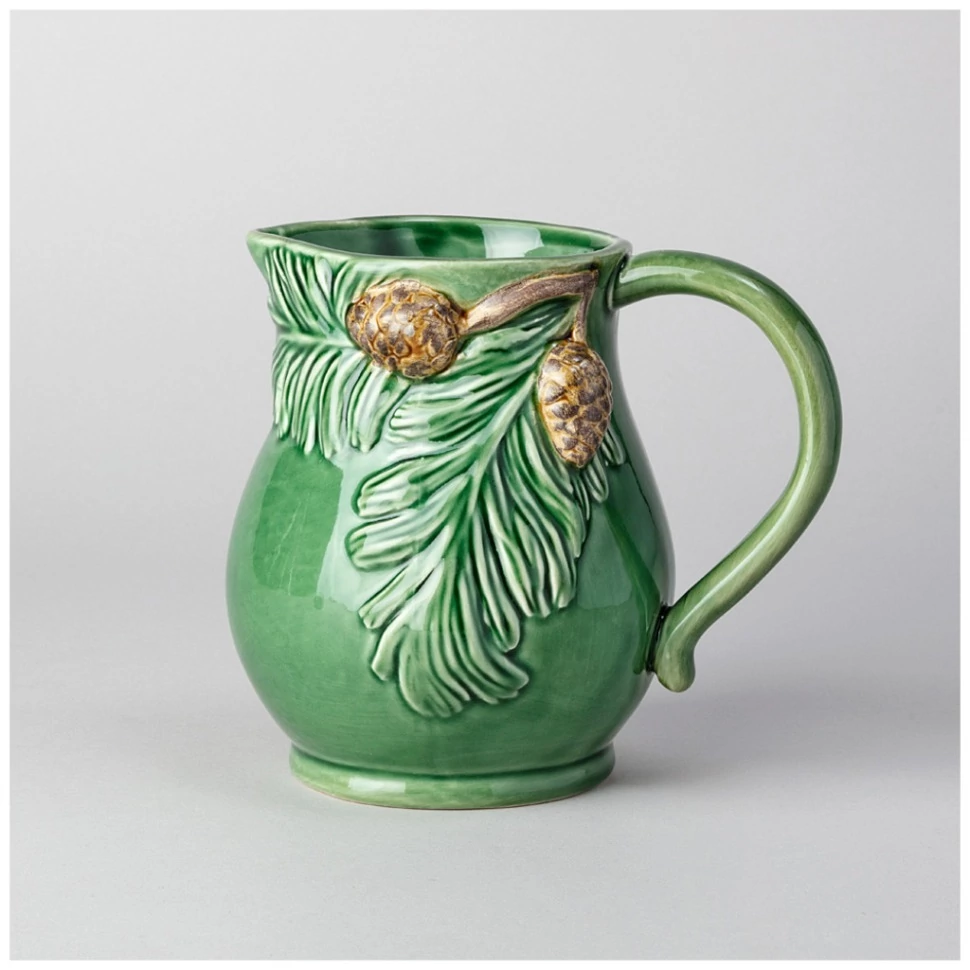 Фото Кувшин green pine 14,7*13,3*14,6 см Lefard (145-202) - интернет-магазин МегаТерем в Москве