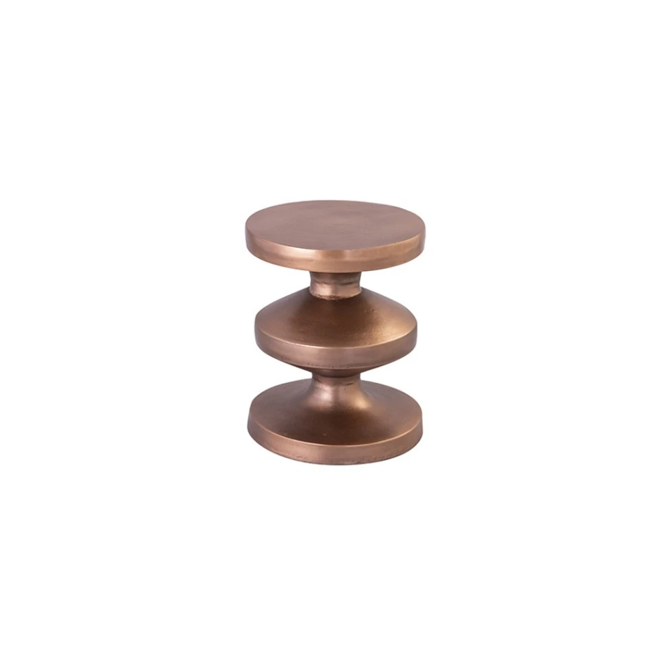 Фото Стол приставной 25152-42, 34, металл, copper antique, ROOMERS FURNITURE - интернет-магазин МегаТерем в Москве