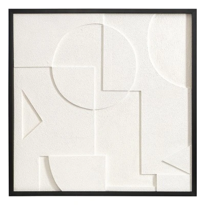 Панно декоративное с эффектом 3d minimalism, с черной рамой, 60х60 см (76496)