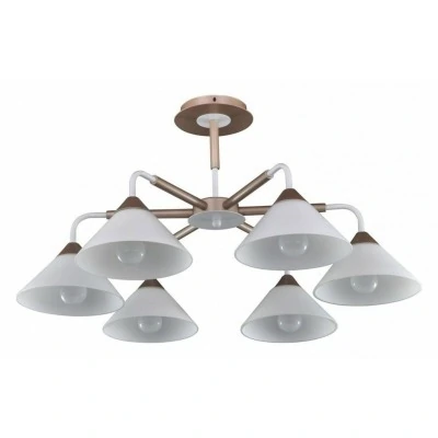 Люстра на штанге Arti Lampadari Ribera Ribera E 1.1.6 CW AL_Ribera_E_1.1.6_CW