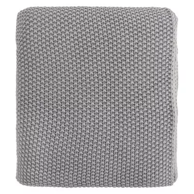 Плед из стираного хлопка се...