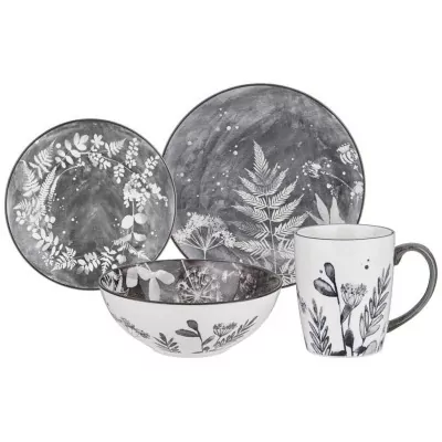 Набор обеденный lefard "forest tale" grey 4 пер. 16 пр. (409-199) 