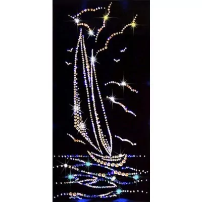 Картина Парус с кристаллами Swarovski (1239)