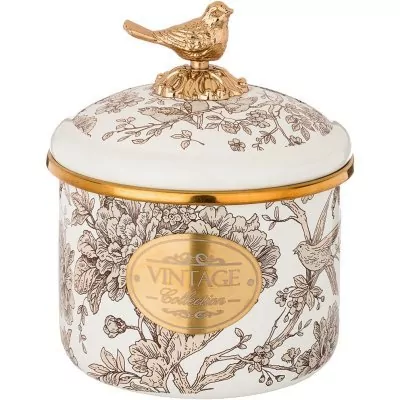 Банка для сыпучих продуктов agness, серия royal garden 12 х 9см / 1,0л (950-098) 