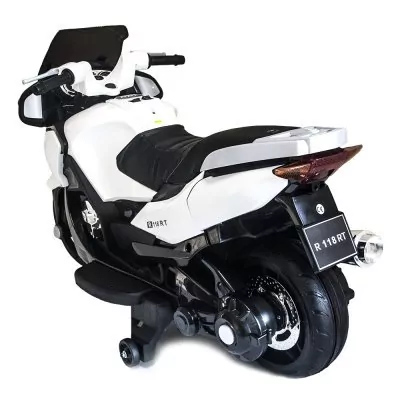Детский электромобиль мотоцикл BMW R1200RT White 12V (HZB-118)
