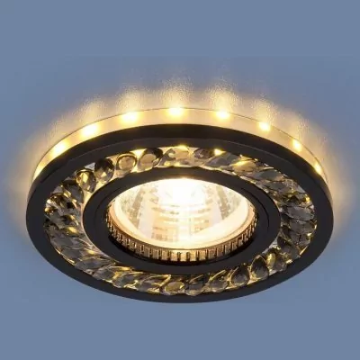 Встраиваемый светильник Elektrostandard 8355 MR16 GC/BK тонированный/черный