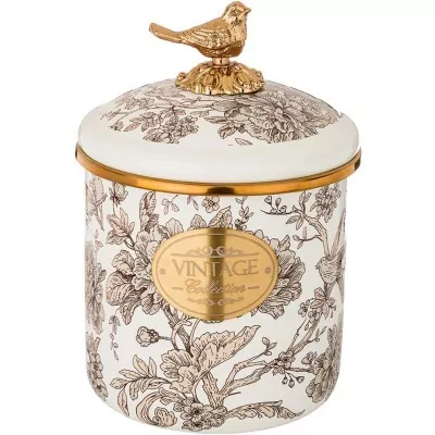 Банка для сыпучих продуктов agness, серия royal garden 12 х 12см/ 1,2л (950-099) 