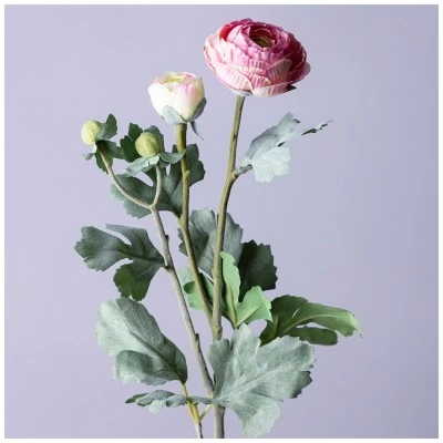 Цветок искусственный "ранункулюс" высота=55см. Lefard (287-514)