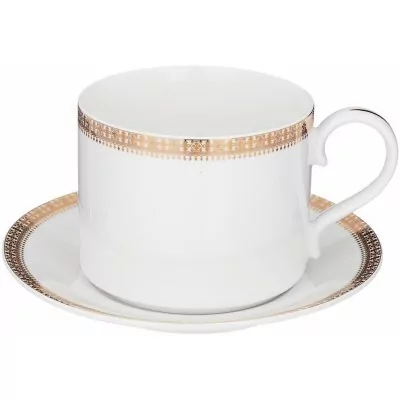 Чайная пара lefard "crown" 300 мл золотая (590-458) 