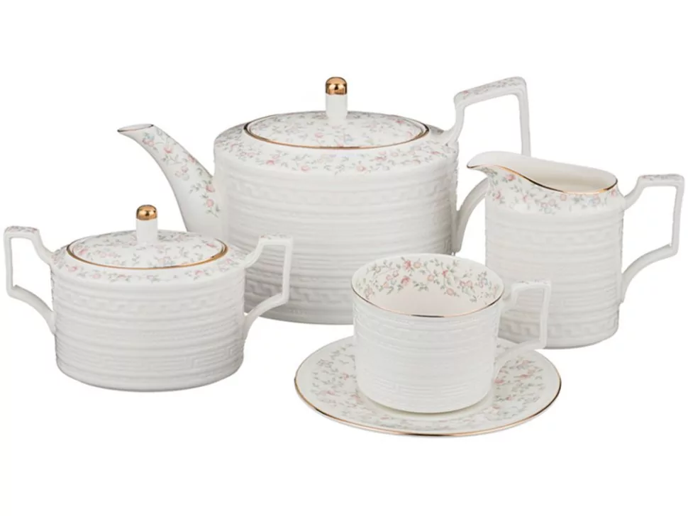 Фото Чайный сервиз lefard фабьен на 6 персон 15 пр. 1100/400/300/280 мл (760-462) - интернет-магазин МегаТерем в Москве