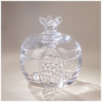 Емкость для хранения с крышкой "гранат" 10х10х10 см Lefard (355-330)