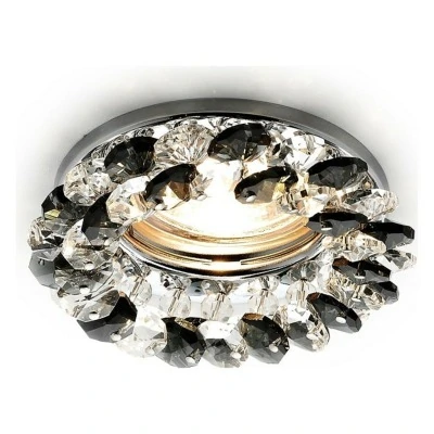 Встраиваемый светильник Ambrella Light K K206 BK/CH AMBR_K206_BK_CH