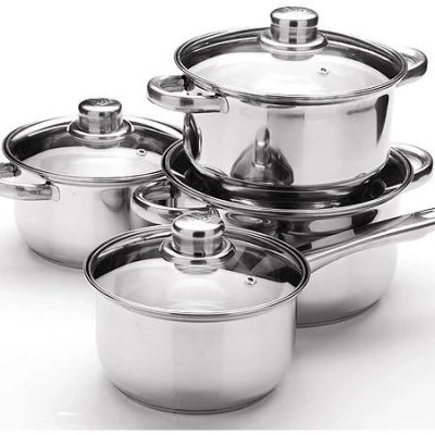Набор кастрюль из нержавеющ...