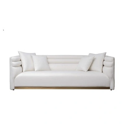 Диван трехместный GD/Toledo св.бежевый рогожка Norton Svbeg 236*97**77см (TT-00016324)