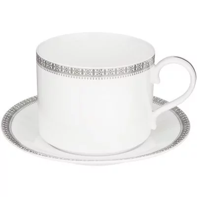 Чайная пара lefard "crown" 300 мл платиновая (590-462) 