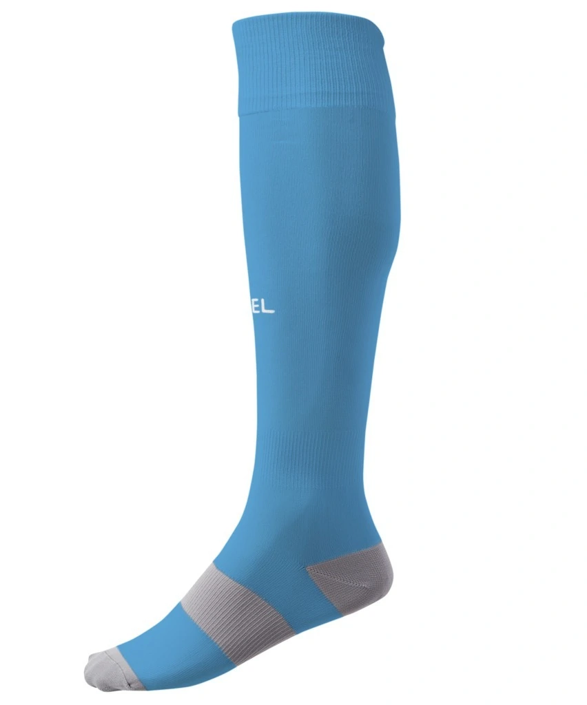 Фото Гетры футбольные JOGEL CAMP BASIC SOCKS, голубой/белый (2103290) - интернет-магазин МегаТерем в Москве