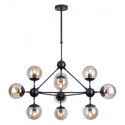 Люстра на штанге Arte Lamp Bolla A1664SP-10BK AR_A1664SP-10BK