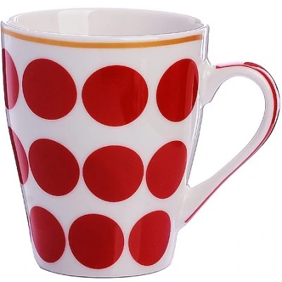 Кружка 340 мл Горох Red LOR...