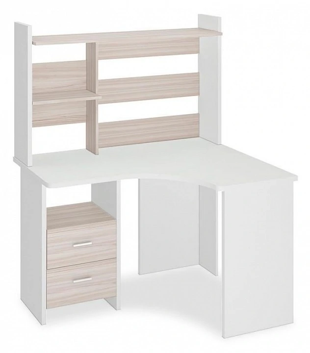 Фото Стол компьютерный Домино Lite СКЛ-Угл120+НКЛ-120 БЕК ПРАВ MER_SKL-Ugl120_NKL-120_BEK_PRAV - интернет-магазин МегаТерем в Москве