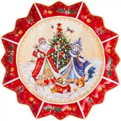 Блюдо lefard дед мороз и сн...