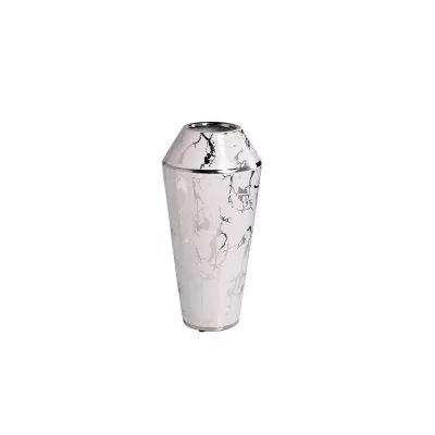 Ваза керамическая белая с с...