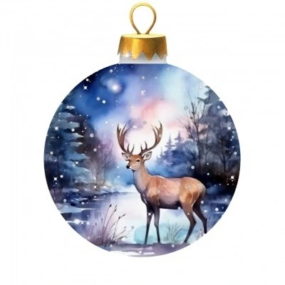 Новогодний шар Лесные мечты...