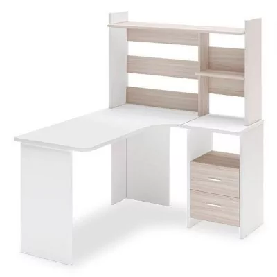 Стол компьютерный Домино Lite СКЛ-Угл130+НКЛ-120 БЕК ПРАВ MER_SKL-Ugl130_NKL-120_BEK_PRAV