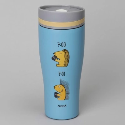 Термокружка agness ёж 360мл...