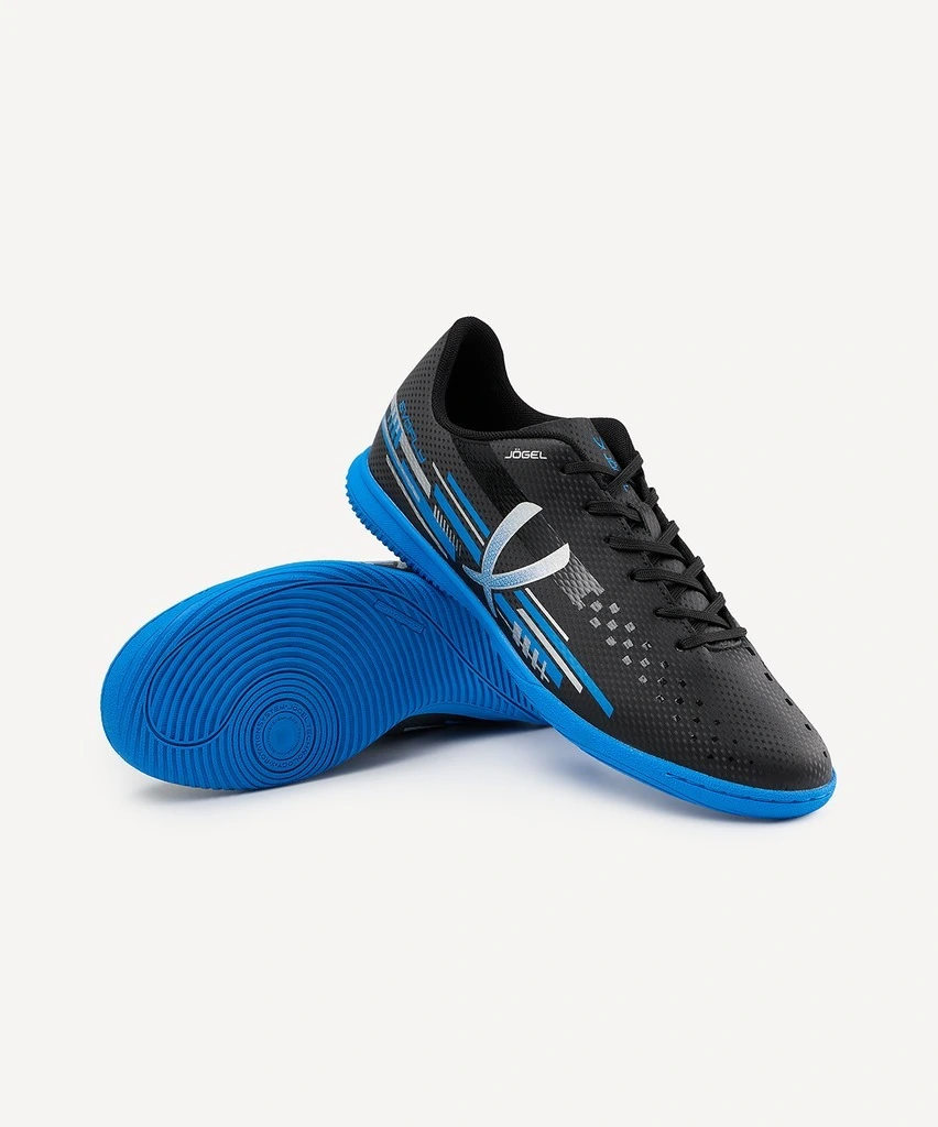 Фото Бутсы зальные JOGEL Evofly IN Talant Black/blue (2118204) - интернет-магазин МегаТерем в Москве