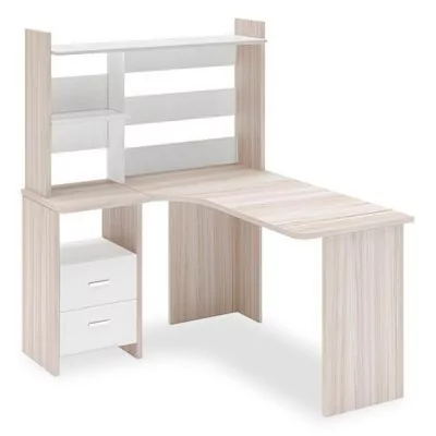 Стол компьютерный Домино Lite СКЛ-Угл130+НКЛ-120 КБЕ ЛЕВ MER_SKL-Ugl130_NKL-120_KBE_LEV