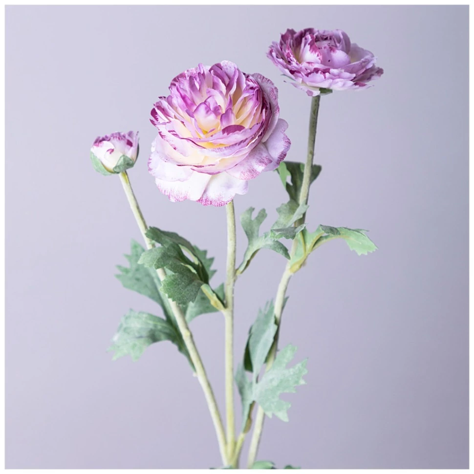 Фото Цветок искусственный ранункулюс высота=48см. Lefard (287-535) - интернет-магазин МегаТерем в Москве