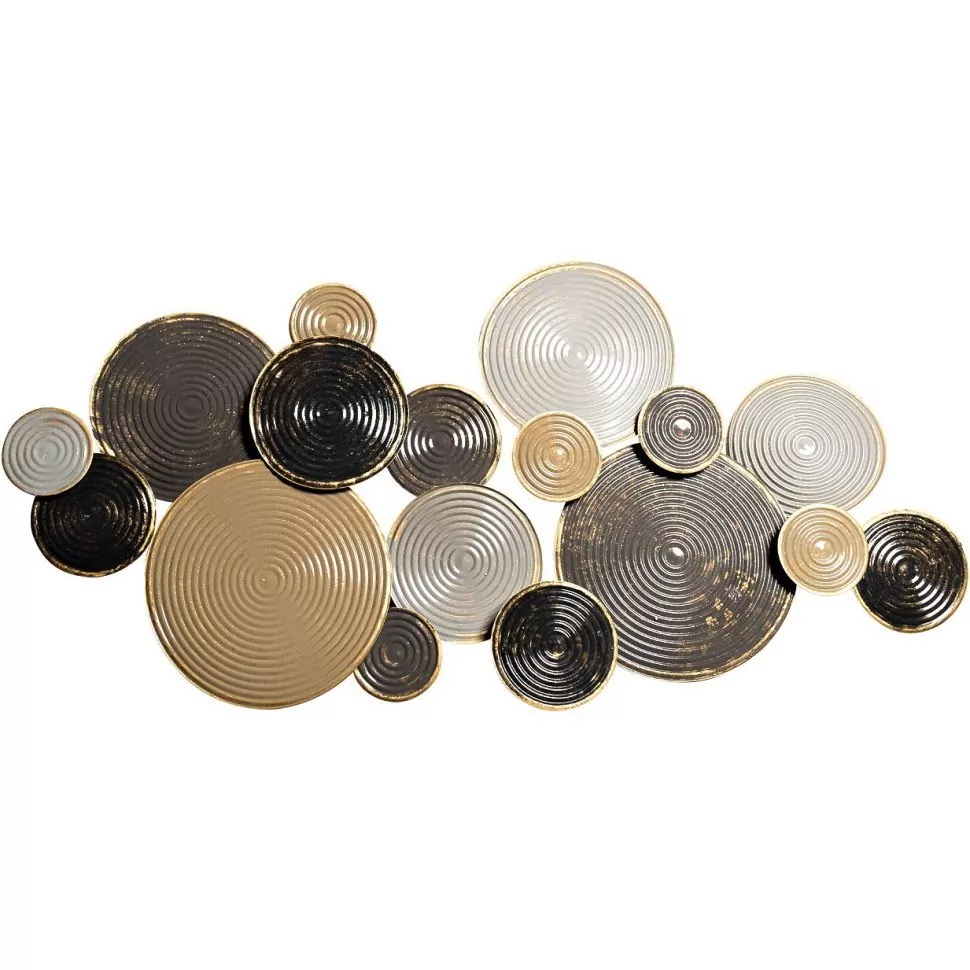 Фото Панно декоративное Круги 131,5*62*6.5см (TT-00005102) - интернет-магазин МегаТерем в Москве